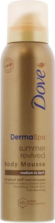 Dove DermaSpa Body Mousse Tanning Medium-Dark 150ml (Self tanning foam, 150 ml)