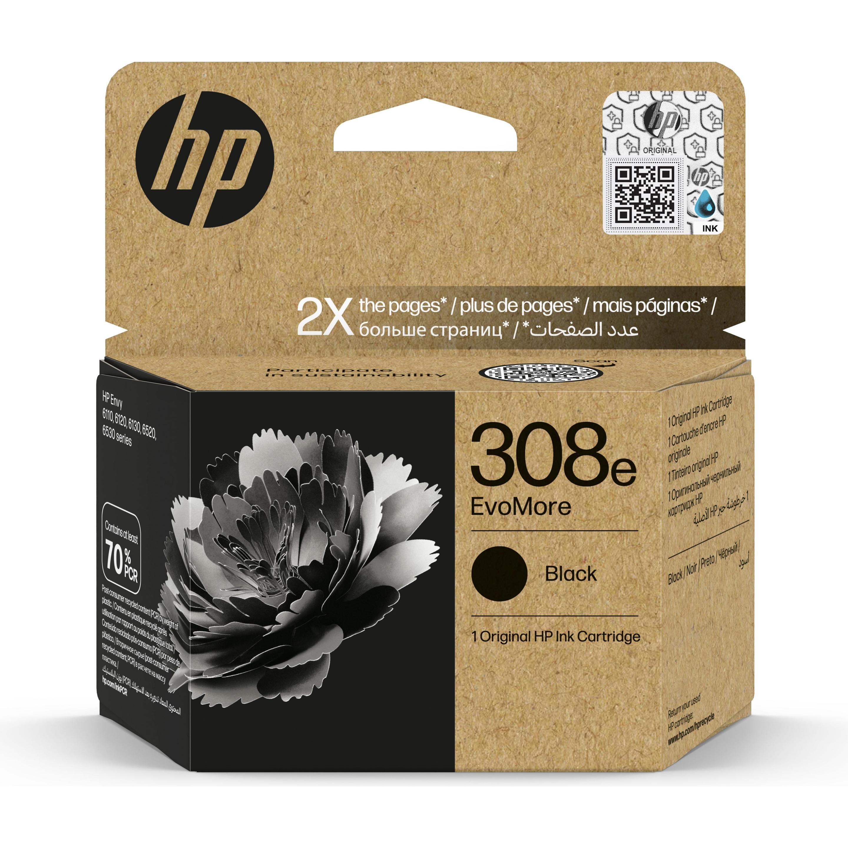 HP, Druckerpatrone, 7FP22UE#CE1 308E Envy Tinte black 320 (BK)