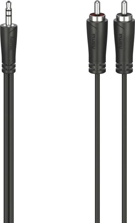 Actual product image Hama Audio cable, 3.5 mm jack plug - 2 cinch plugs, stereo, 5.0 m (5 m, Cinch Cables)