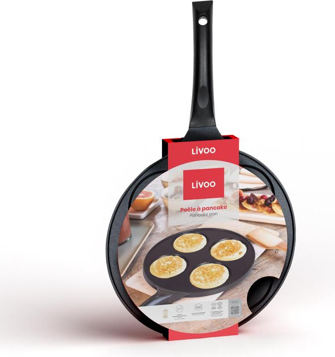 Image du produit Livoo Poêle à pancake (10 cm, Aluminium)