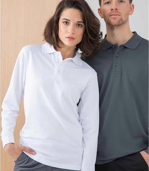 Produktbild Henbury Poloshirt Langärmlig (XXL)