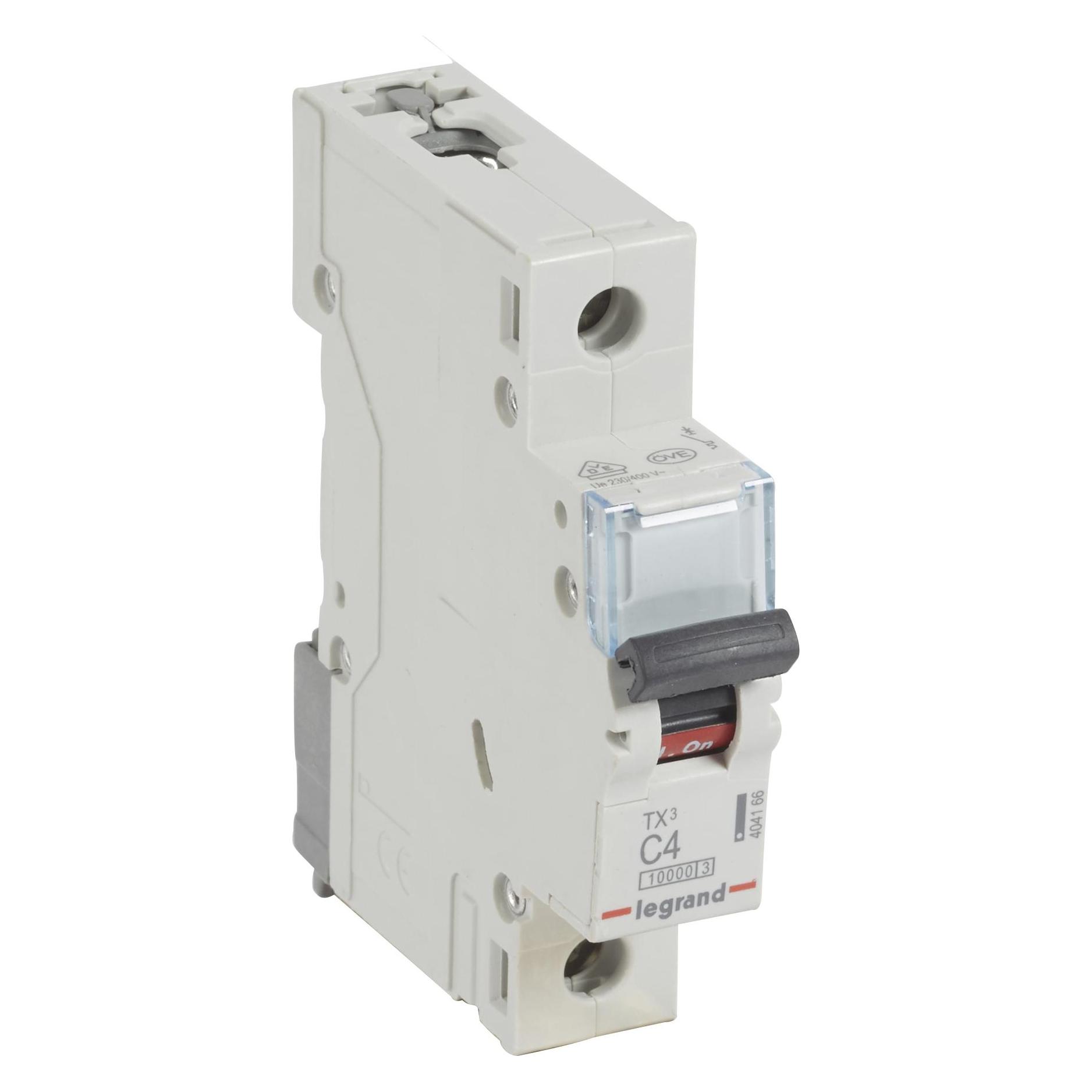 Disjoncteur dnx type c unipolaire + neutre 230 v coupure 3000 a 16