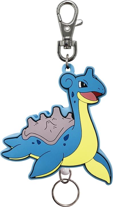 Actual product image Pokémon Rubber Reel Key Holder Laplace