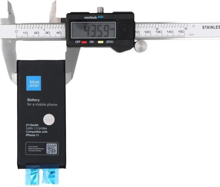 Produktbild Battery Blue Star BLUE STAR HQ battery without BMS for IPHONE 11 3110 mAh