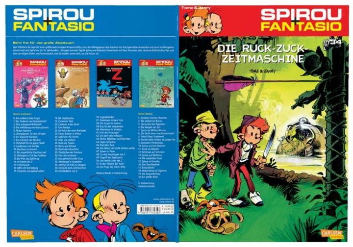 Produktbild Spirou und Fantasio, Band 34 (André Franquin, Janry, Tome, Deutsch)