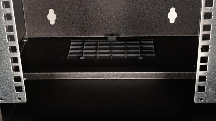 Actual product image equip Wall-mounted enclosure 10" 06U 300x300mm black (6 RU, 10 inch rack)