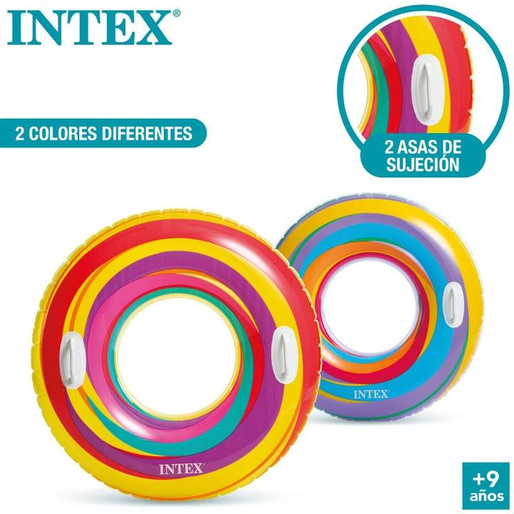 Produktbild Intex Aufblasbarer Donut-Schwimmhilfe Ø 91 cm 91 x 22 x 91 cm (24 Stück)