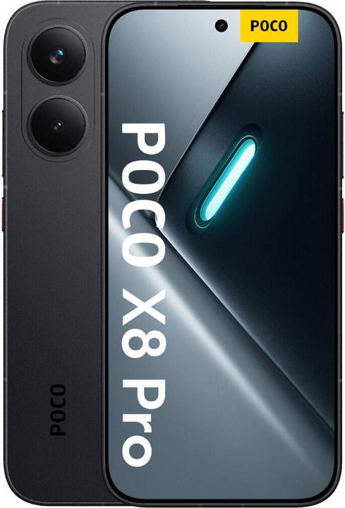 Xiaomi Poco X8 Pro 5G Dual Sim 12GB RAM 512GB - Black (512 GB, Black, Schwarz, 6.59", Dual SIM, 5G)