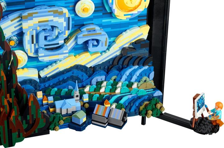 Actual product image LEGO Vincent van Gogh - Starry night (21333, LEGO Rare Sets, LEGO Icons)