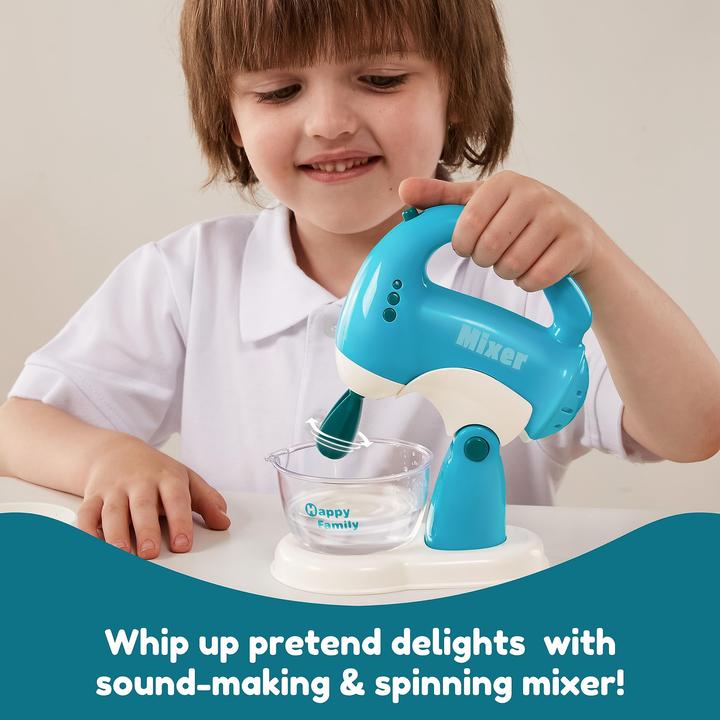 Image du produit Activity Board Küchenzubehörset für Kinder, Spielzeug für die Küche, Kaffeemaschine, Mixer, Toaster mit