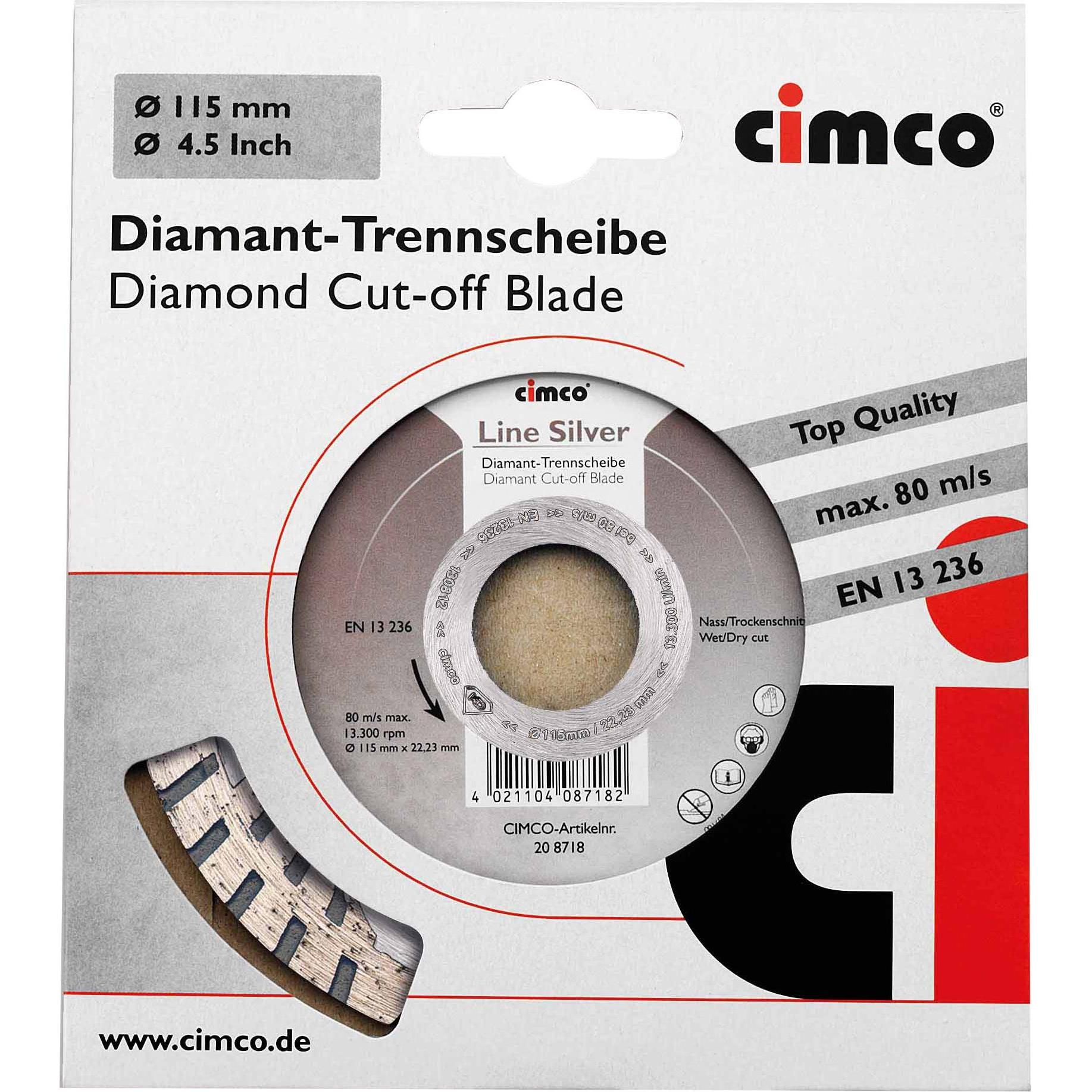 Cimco, Sägeblatt, Diamanttrennscheibe