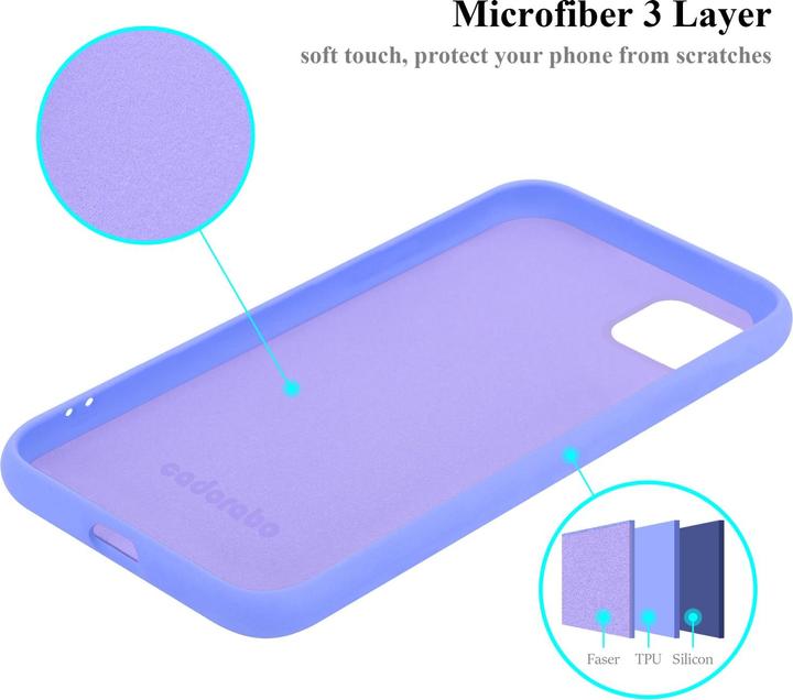 Produktbild Cadorabo TPU Liquid Silicone Case Hülle (Samsung Galaxy A22 5G)