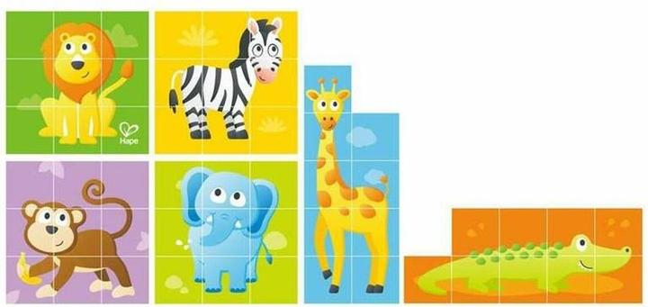 Produktbild Hape Blockpuzzle Dschungel (9 Teile)