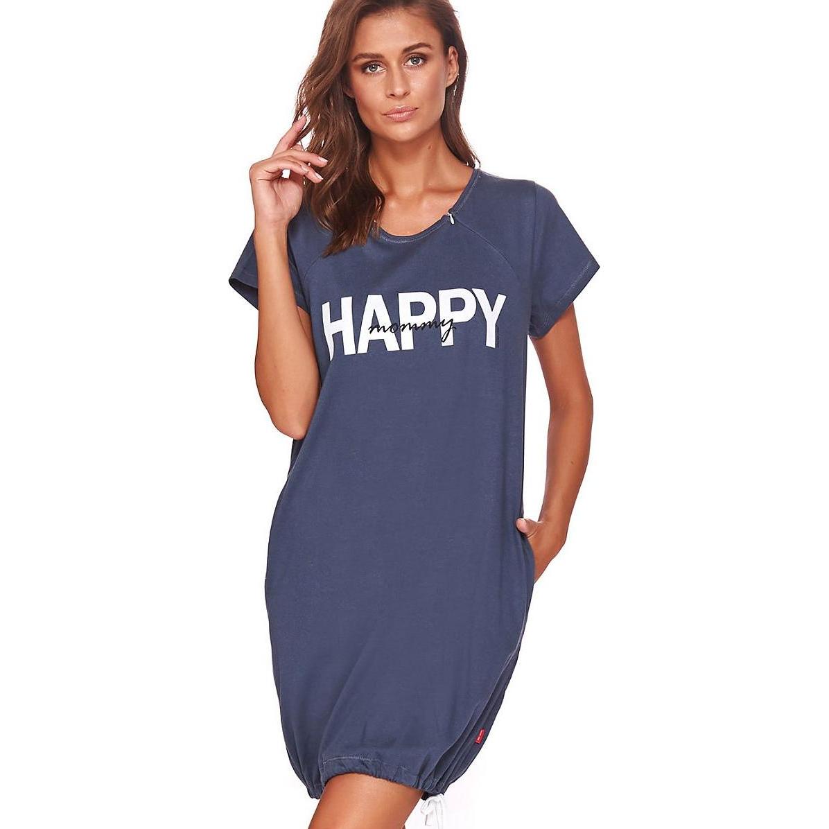 Doctor Nap, Pyjama, Nachthemd, Blau, (XL)