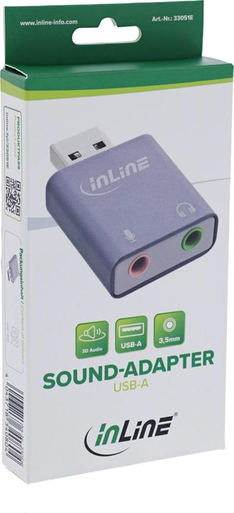 Produktbild InLine USB Audio Soundadapter (USB)