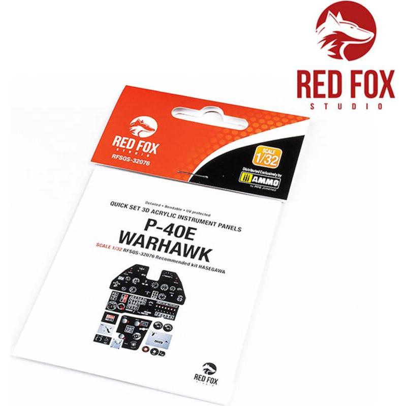 Red Fox 1/32 P-40E Warhawk (for Hasegawa kit)