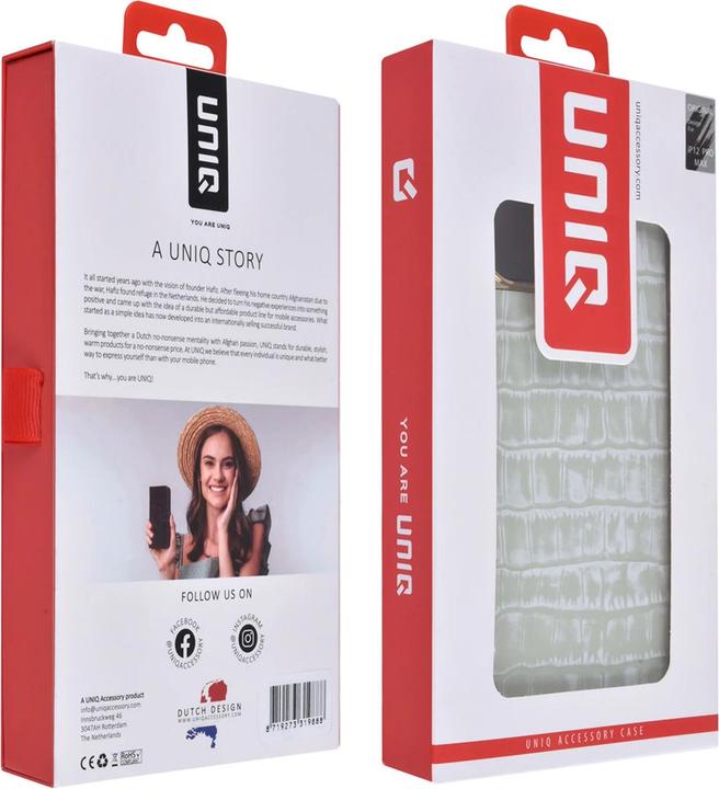Image du produit UNIQ Accessory Handyhülle Apple iPhone 12/12 Pro Case Struktur Grün No. 107.1 (Apple iPhone 12, Apple iPhone 12 Pro)