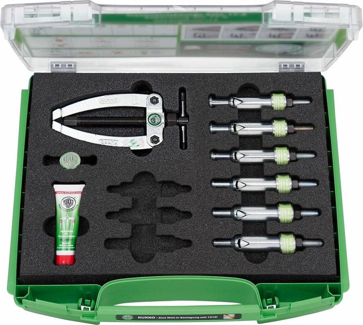 Actual product image Kukko Ball bearing extraction set Series 25 Ball bearing inner d.12-110mm Kit L-Boxx-System Weight17,5kg