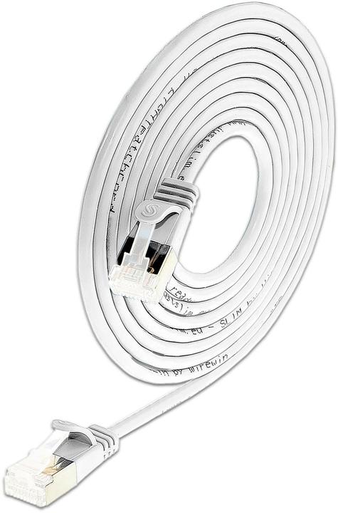 SLIM Slimpatch cable RJ-45, Cat 6A, U/FTP, 3 m, white, 36-pack (U/FTP, CAT6a, 3 m)
