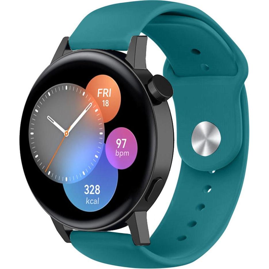 Thumbnail - Strap-it Sportarmband (Silikon), Uhrenarmband, Blau, Grün