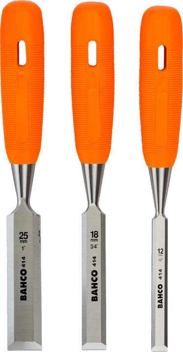 Actual product image Bahco Chisel set for wood 3 pcs (414-S3-EUR) (12 mm)
