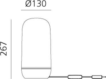 Image du produit Artemide Gople Plug Lampe de table White (414 lm, E14)