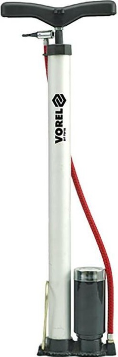 Produktbild Vorel Fahrrad Standpumpe inkl. 10 Bar Manometer Luftpumpe