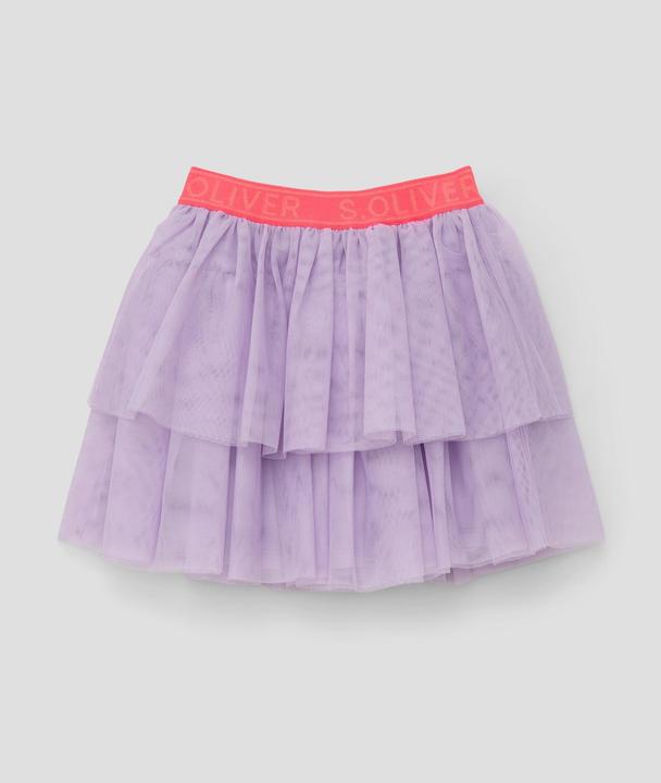 Produktbild s.Oliver Rock Stufenrock mit Mesh-Overlay (110)