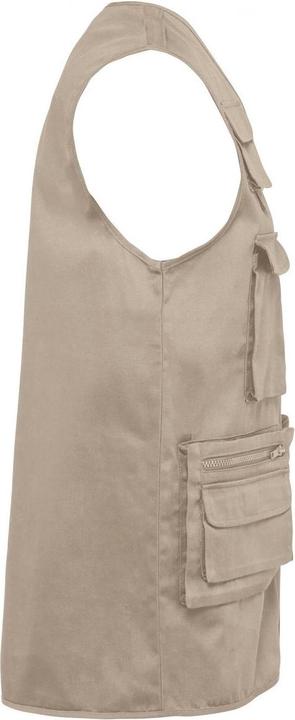 Actual product image Kariban Multi-pocket lined polycotton vest (5XL)