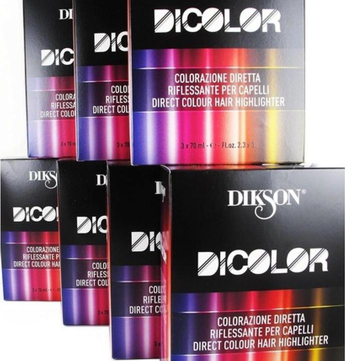 Image du produit Dikson DICOLOR Professional Direct 4.0 Colorant pour cheveux bruns - Lot de 3 (Brun moyen)