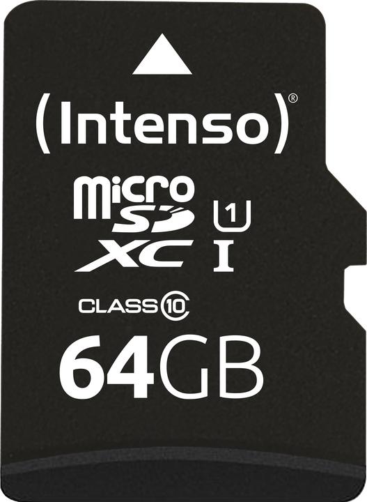Produktbild Intenso Performance (64 GB, microSDXC, U1, UHS-I)