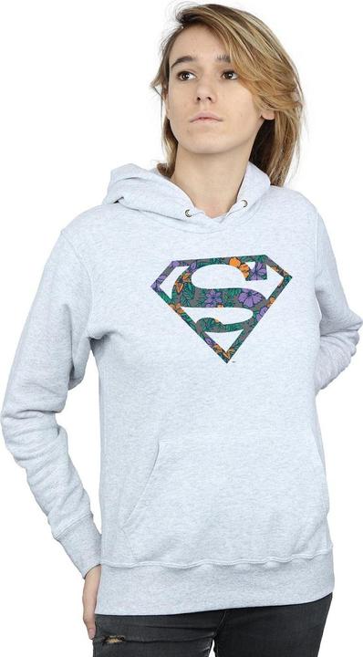 Produktbild Superman Floral Logo 1 Kapuzenpullover (L)