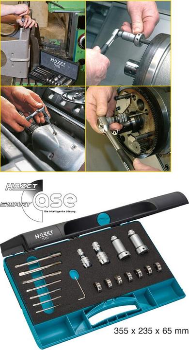Produktbild HAZET Gewindeschneid Satz 849 ∙ Anzahl Werkzeuge: 21