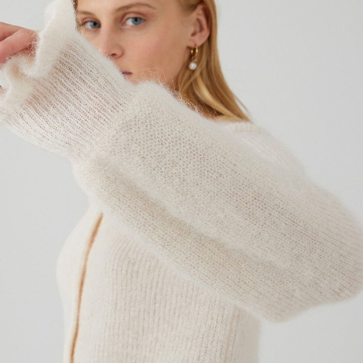 Immagine prodotto La Redoute Collections Cardigan con collo rotondo (M)