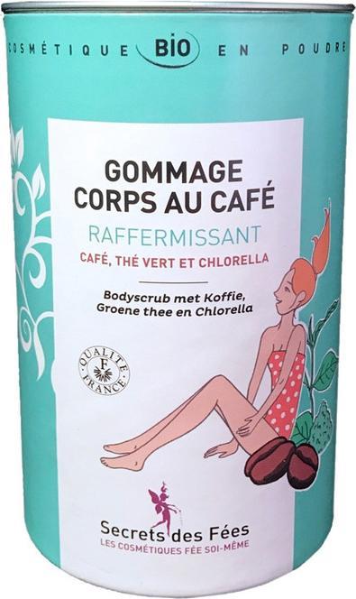 Produktbild Secrets des Fées BIO-Körperpeeling straffend Kaffee, Grüntee & Chlorella - 200g -