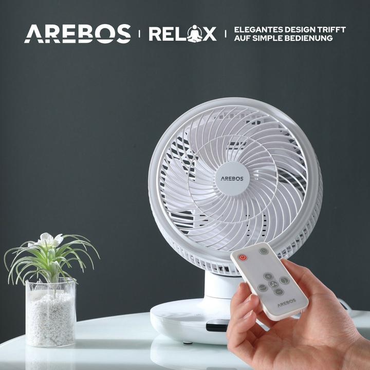 Produktbild Arebos 3D Tischventilator (55 dB)