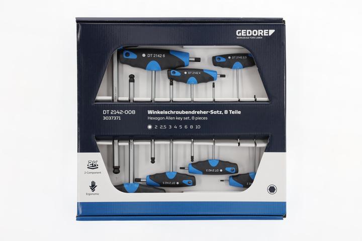Productafbeelding Gedore DT 2142008 offset schroevendraaierset 2KT handvat (Inbus)