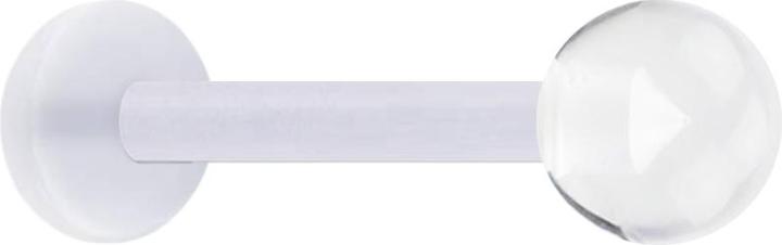 Produktbild Star Piercing Micro Labret transparent mit Kugel transparent (Acryl, ohne Messing)