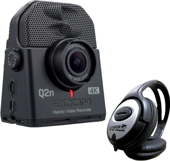 Actual product image Zoom Q2n-4K Video Recorder UltraHD with headphones (Video audio recorder)