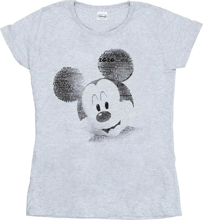 Produktbild Disney Mickey Mouse Text Face TShirt (S)