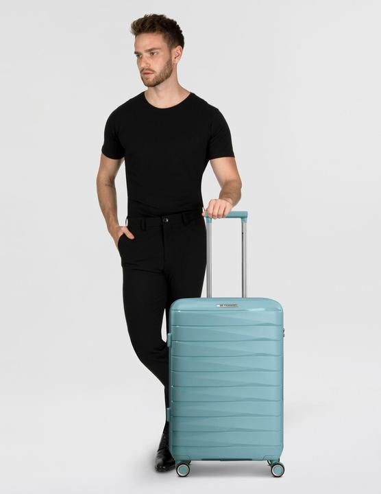 Image du produit Franky London 4 rollers Trolley M 42 cm with extensible fold (59 l, M (50 - 90l))