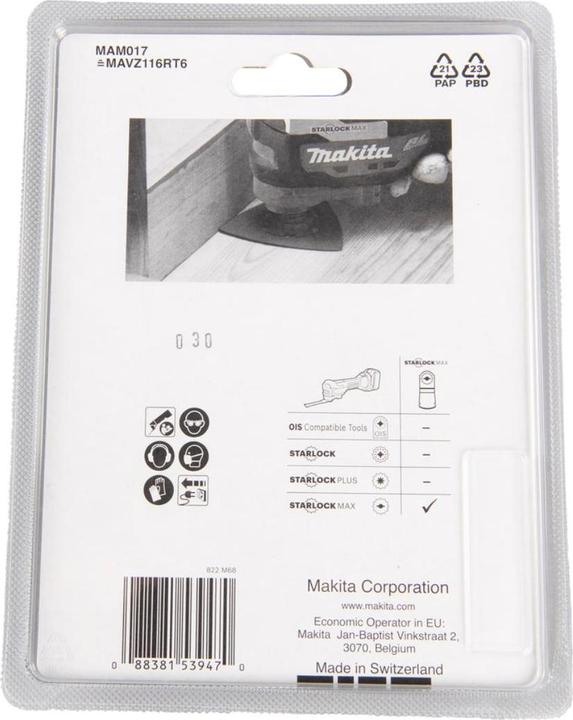 Immagine prodotto Makita Piatto HM Delta 116 MAM017 (60)