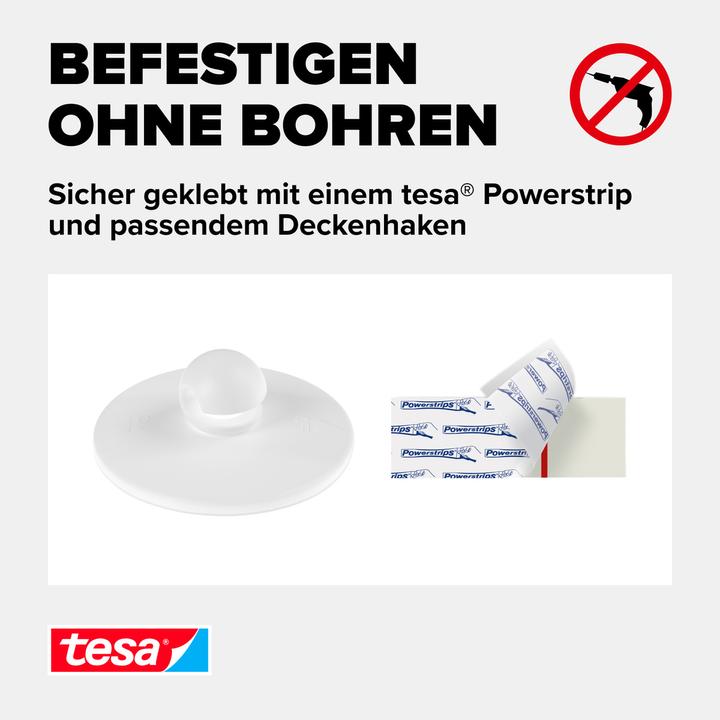 Produktbild tesa Insektenschutz COMFORT, Moskitonetz für Doppelbetten (1250 x 250 cm)