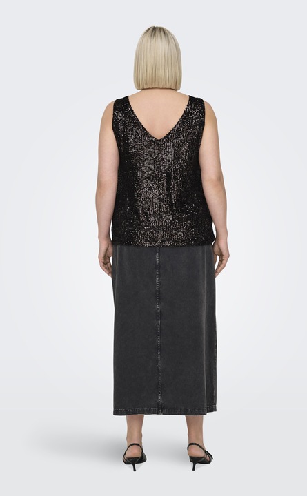 Actual product image Only Regular fit V-neck curve top Top (L)