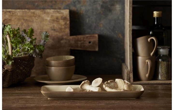 Produktbild Bitz Servierplatte Wood Sand Crème/Beige