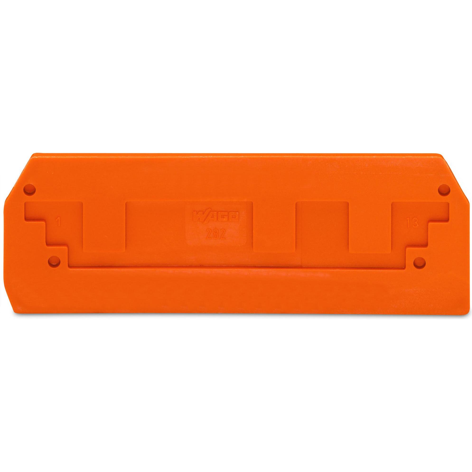 25x Wago Zwischenplatte, Elektronikzubehör + Gehäuse, Orange