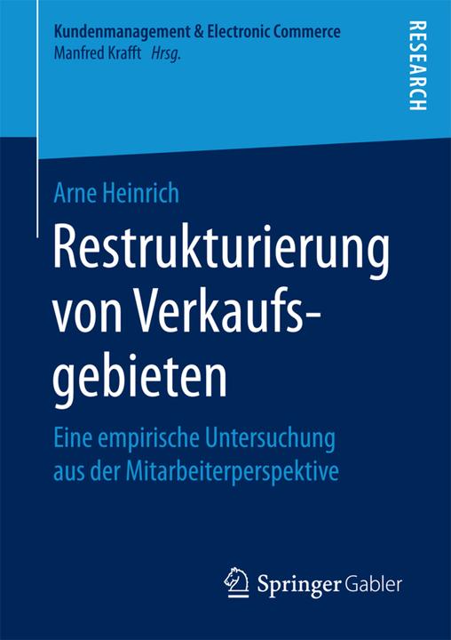 Produktbild Restrukturierung von Verkaufsgebieten (Deutsch, Arne Heinrich, 2017)