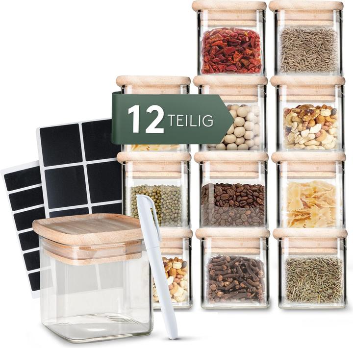 Actual product image Celeko Home Spice jars set 150ml (12 pieces) (0.15 l)