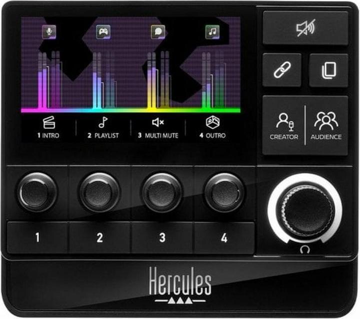 Actual product image Hercules Mixer control Stream 200 XLR Audio Controller retail