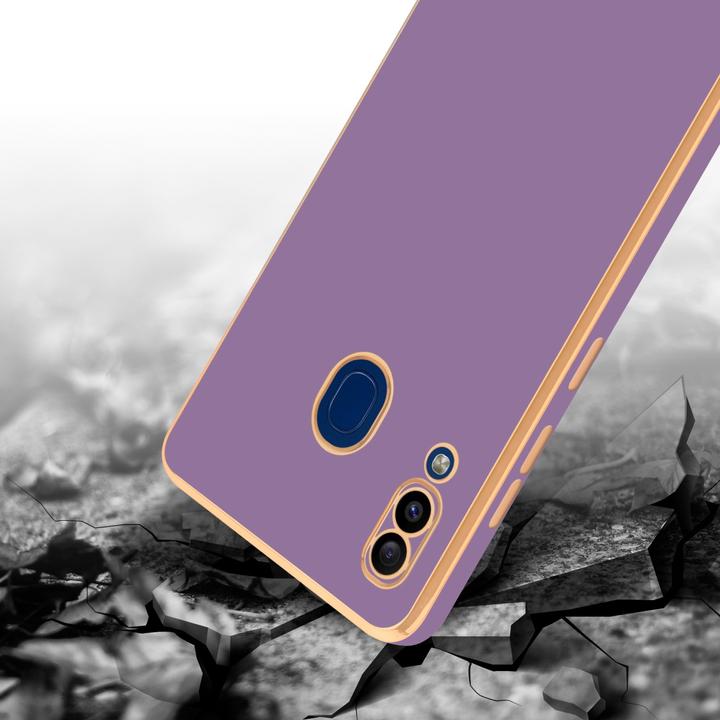 Actual product image Cadorabo Case for Samsung Galaxy A20 / A30 / M10s in TPU with camera protection LM130 Style (Samsung Galaxy A20, Samsung Galaxy M10s, TCL A30)